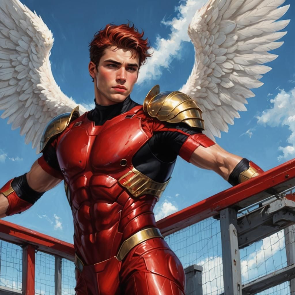 Angel in Red Armour