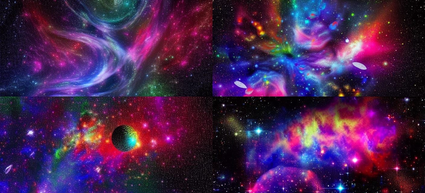 Colorful and Beautiful Image of The Big Bang