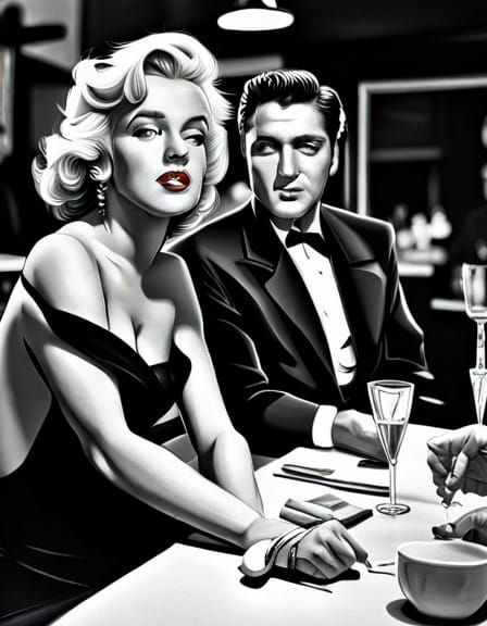 Marilyn Monroe, and  Elvis Presley