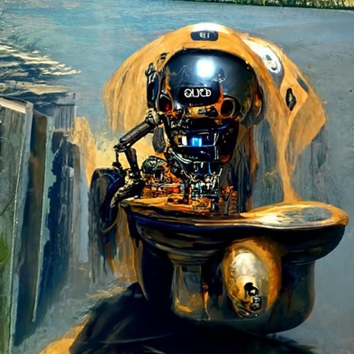 AI Interpretation as Oil Painting