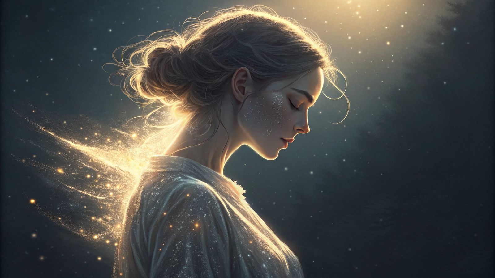 Ethereal Goddess of Radiant Light