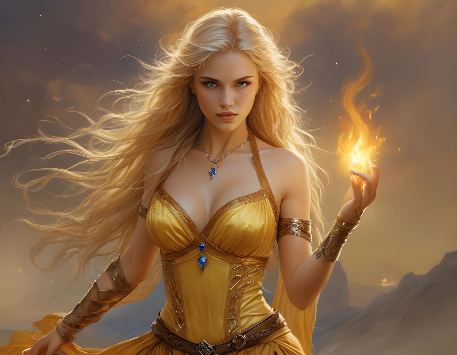 Norse Goddess Weaves Celestial Magic