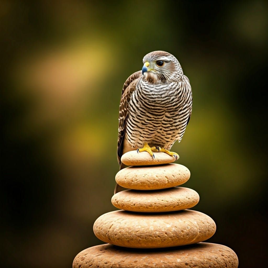 Bird in Equilibrium: A Study in Natural Harmony