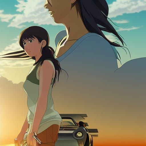 Fast and Furious in Studio Ghibli Style