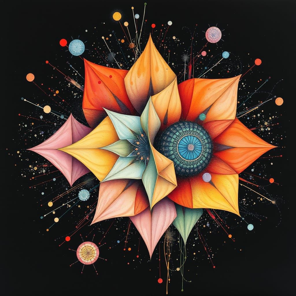 Ethereal Abstract Realism in Pastel Hues