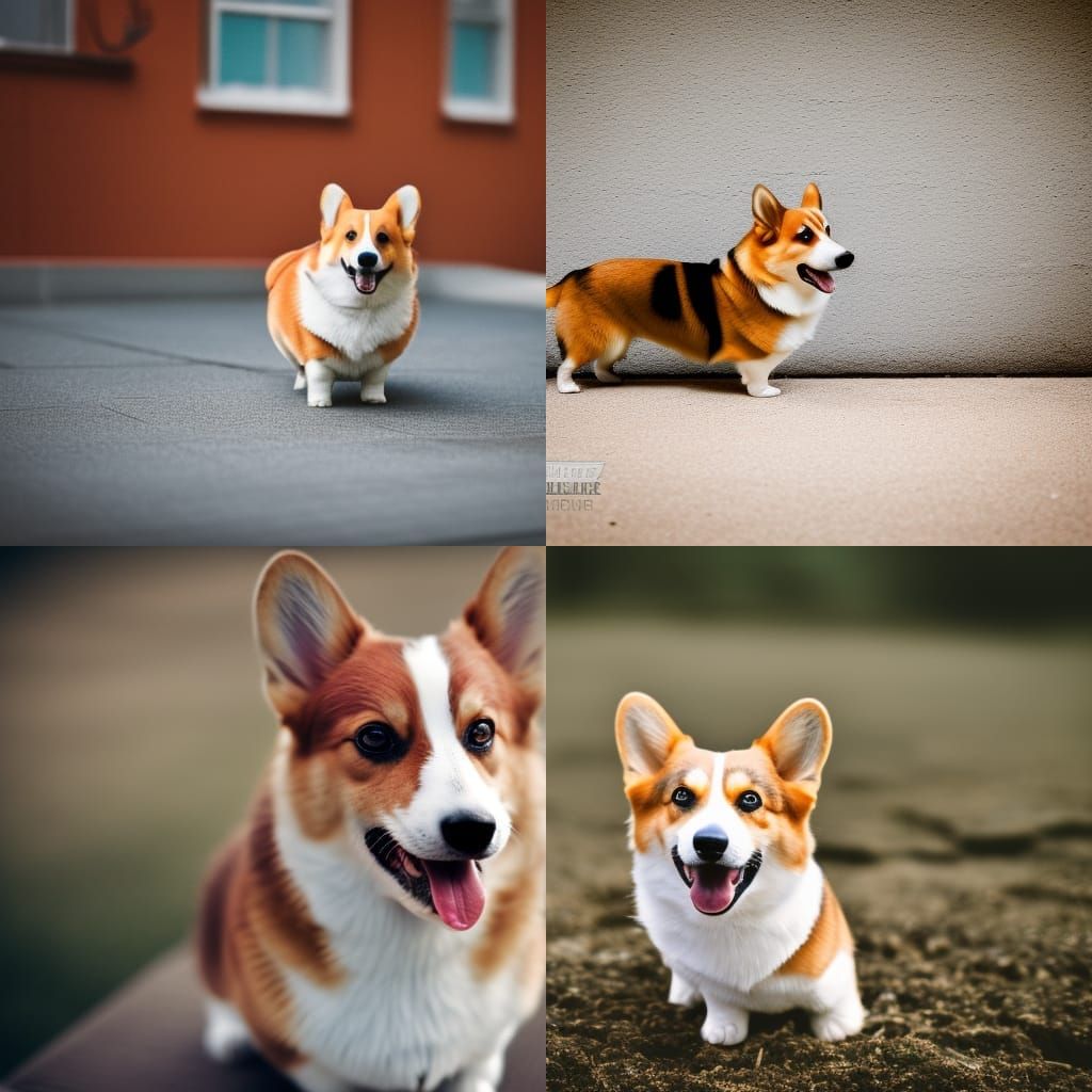 Corgi Portrait in Natural Lighting