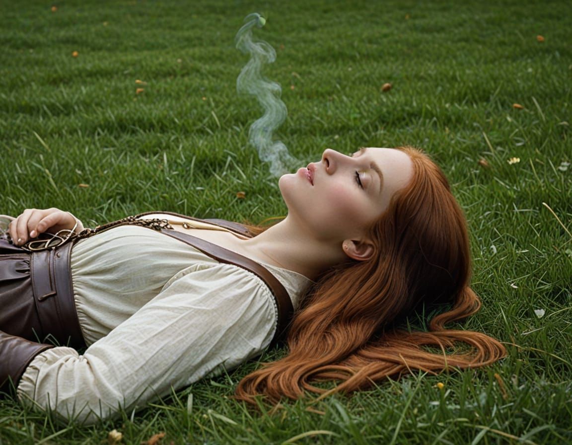 Romantic Moment in a Golden Haze