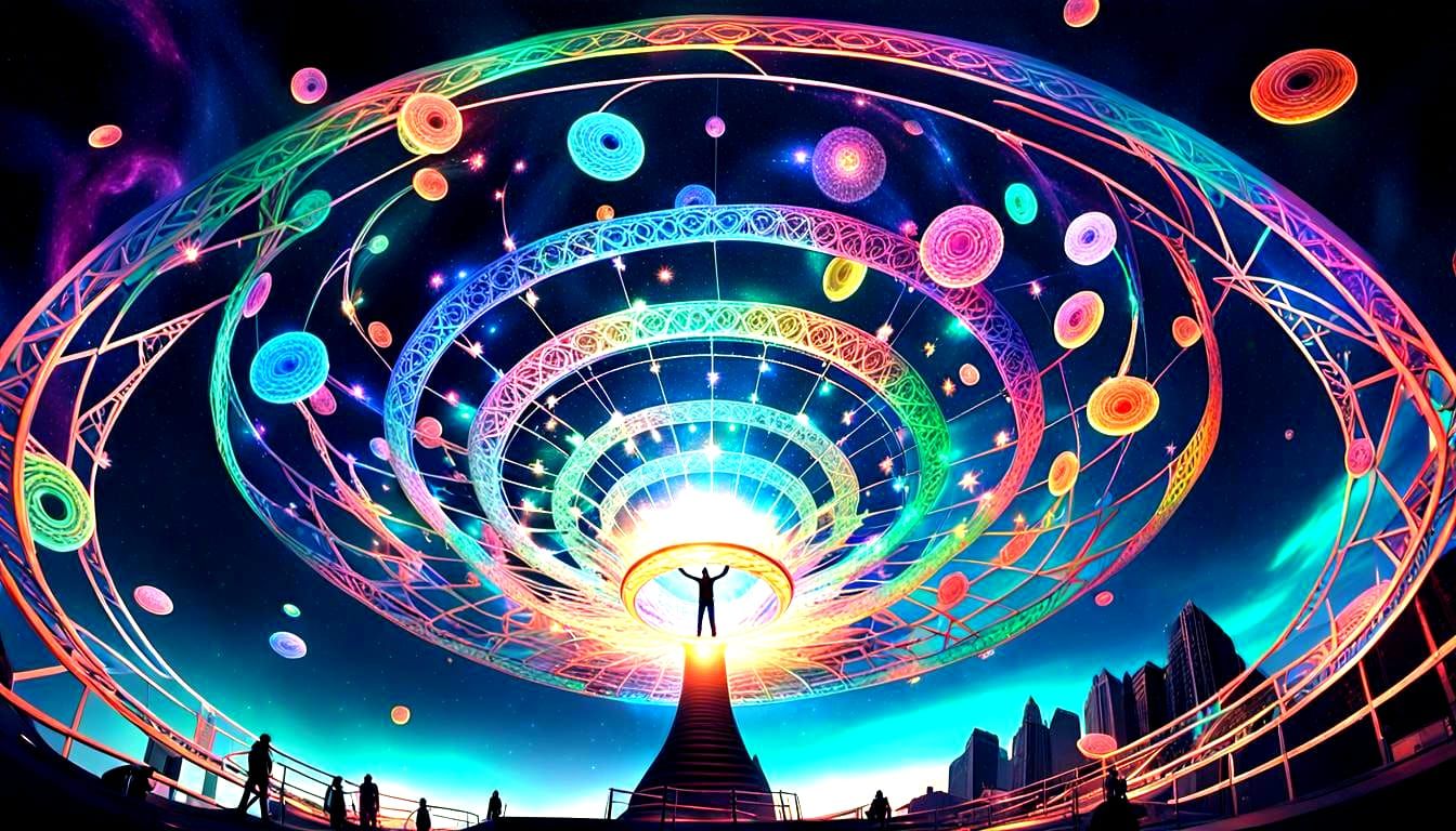 Fantasy Portal to Another World in 3D