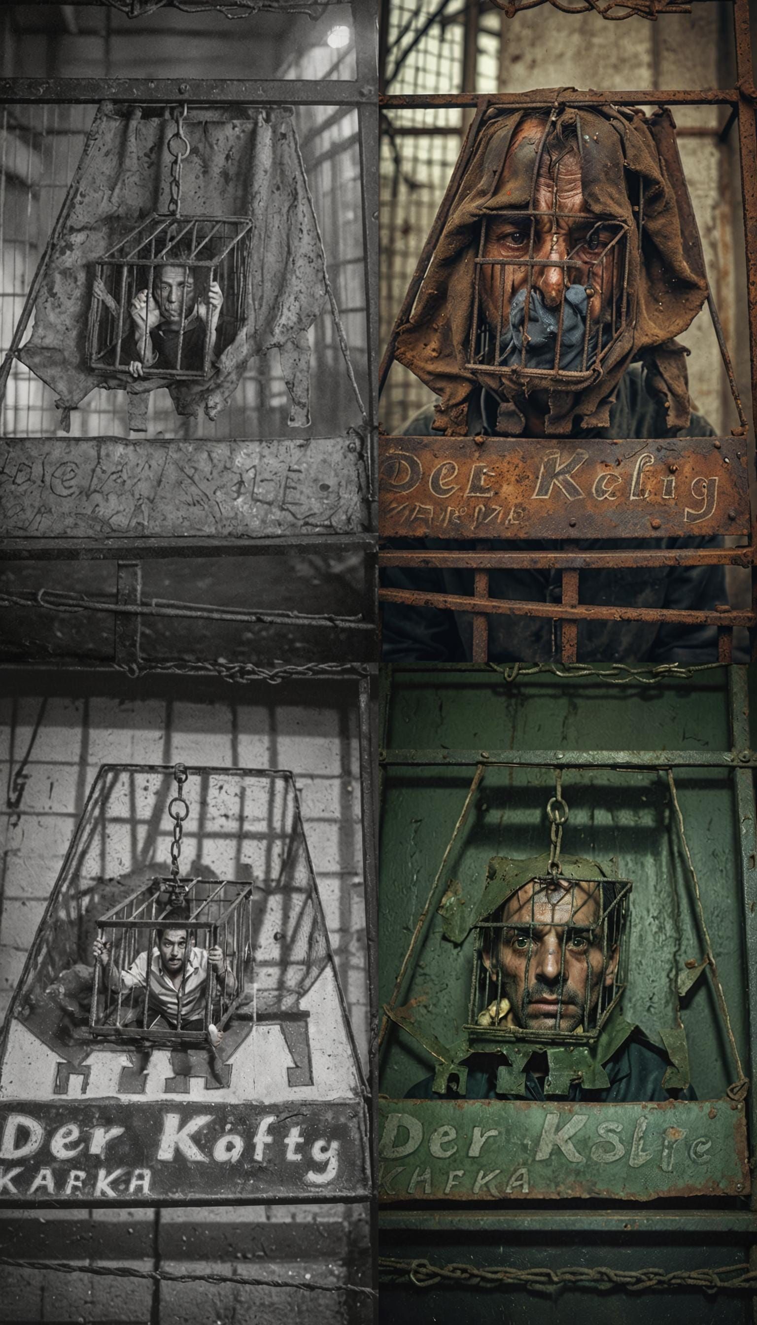 Intense Portrait in Street Photography Style