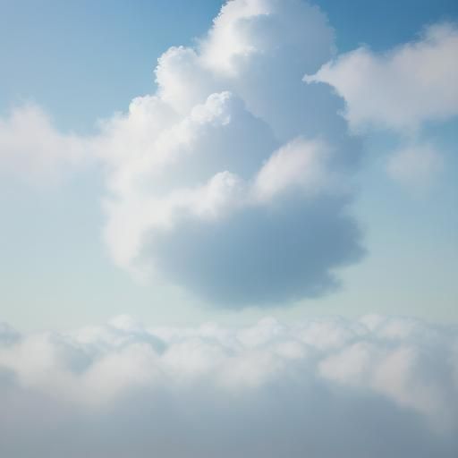 Ethereal Cloudscape in Digital Art Style