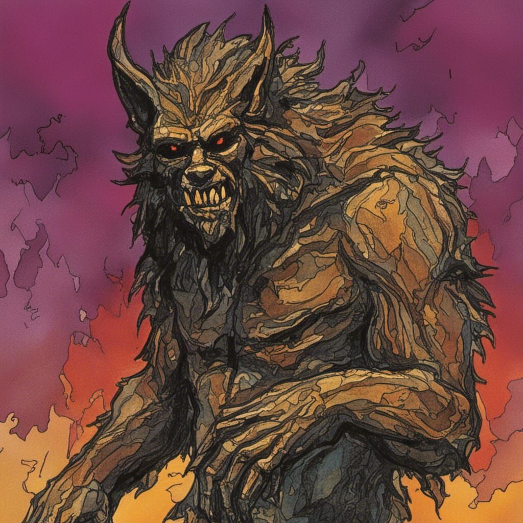 The demonic werewolf 1