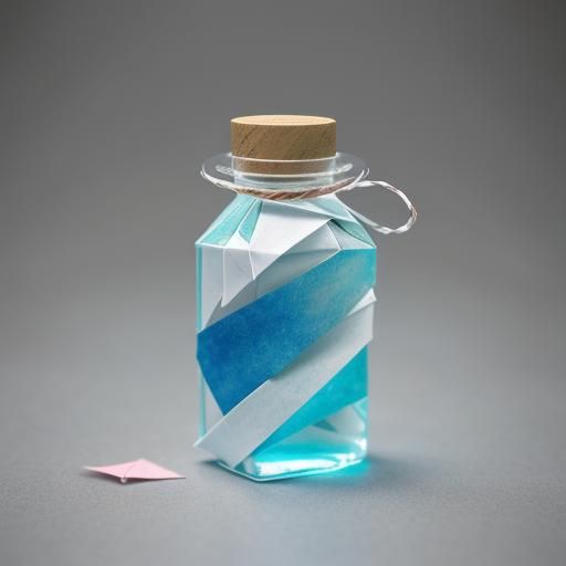 Origami Paper Heart in Soft Focus