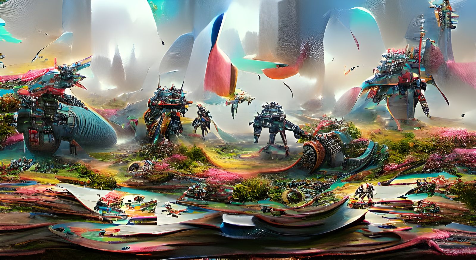 Epic Mech Wars Versus Eldritch Aliens in 8K