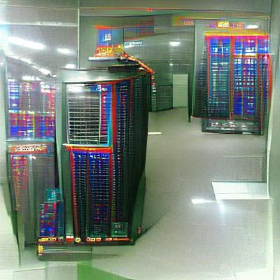 Complex Supercomputer: AI-Generated Art