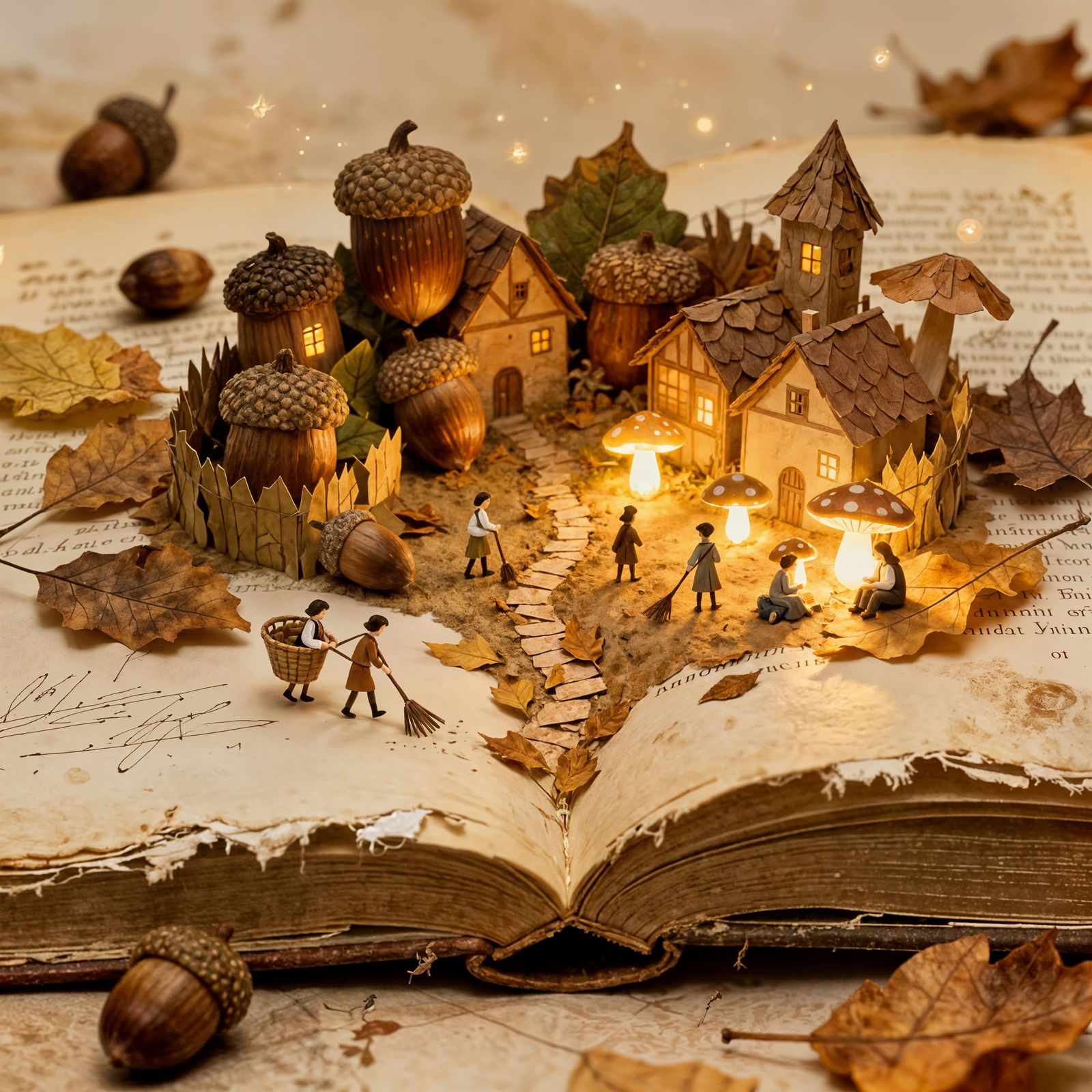 Miniature Autumnal Scene