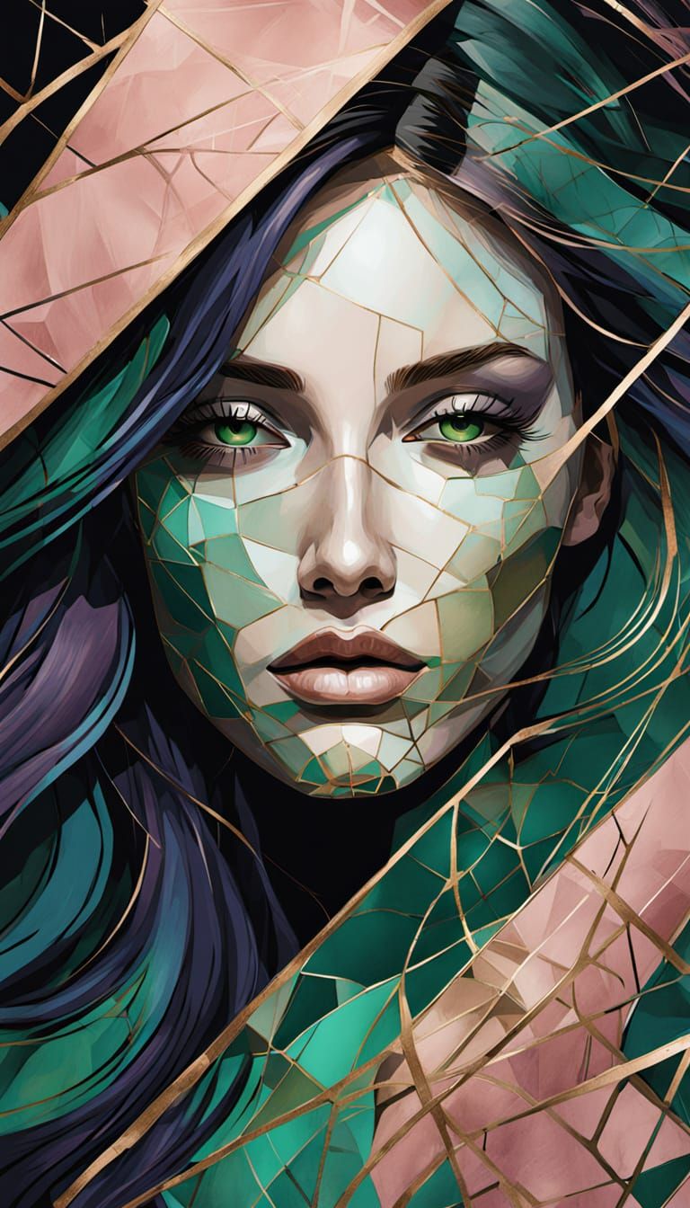 Ethereal Goddess in Pastel Hues