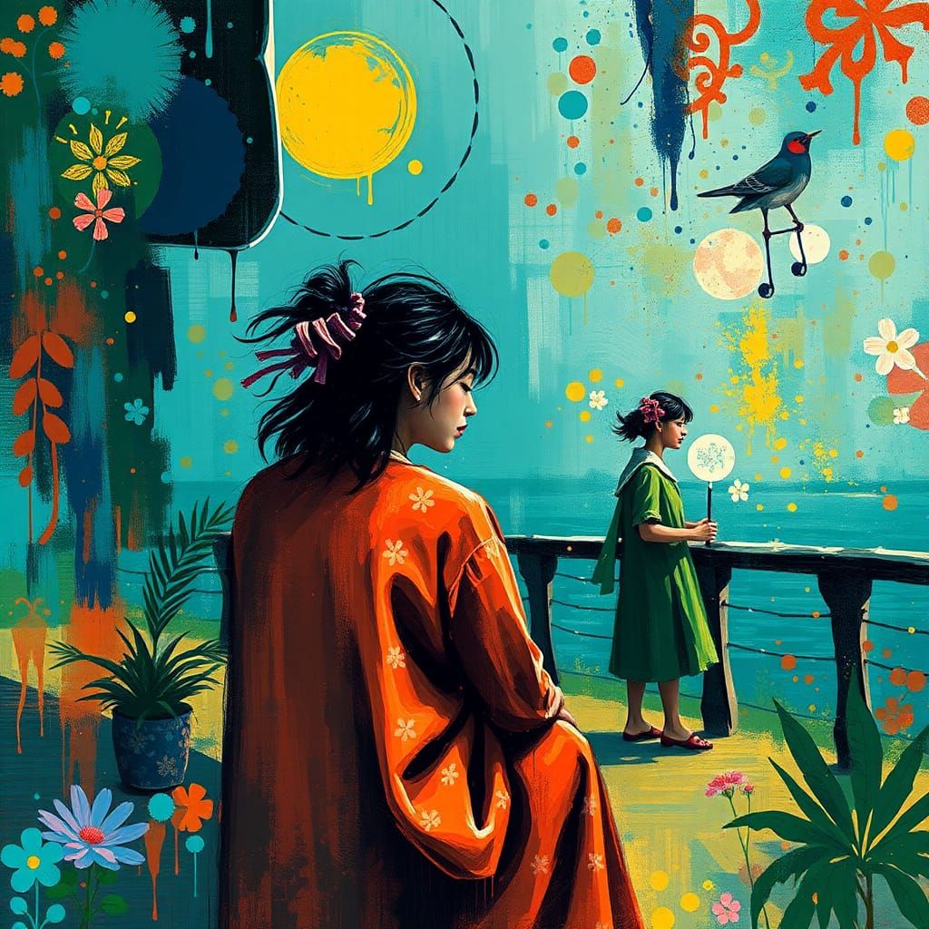 Photorealistic Abstract Art with Fine Details