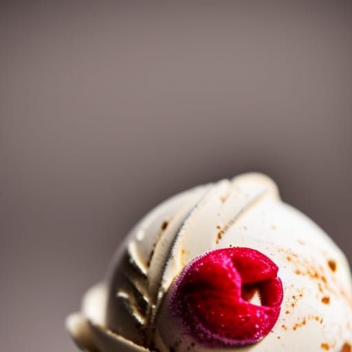Delicious Gelato Close-Up: Professional Food Photography