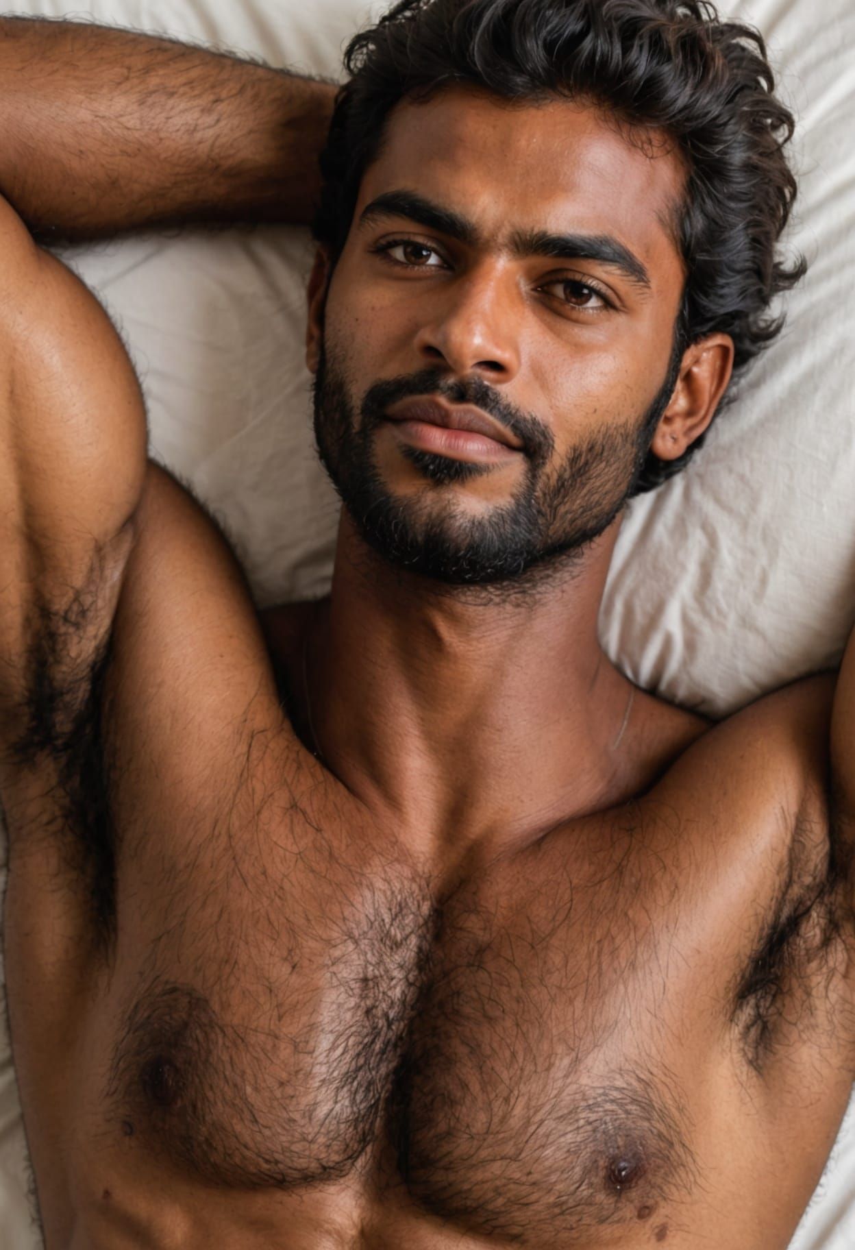 Sri Lankan Alpha Male in a Close-Up Portrait