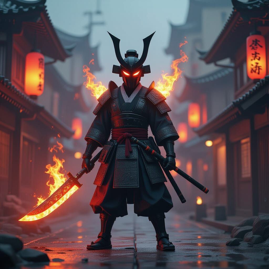 Kagutsuchi: Cyberpunk God of Destructive Fire