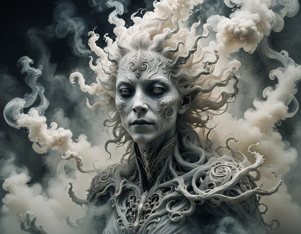 Ethereal Smoke Spirit Creature of Vapor