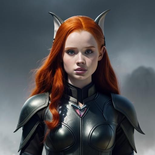 Fantasy Elf in Leather Suit: Hyperrealistic Digital Art