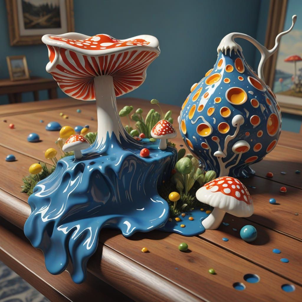 Surreal Whimsy in Hyperreal Style