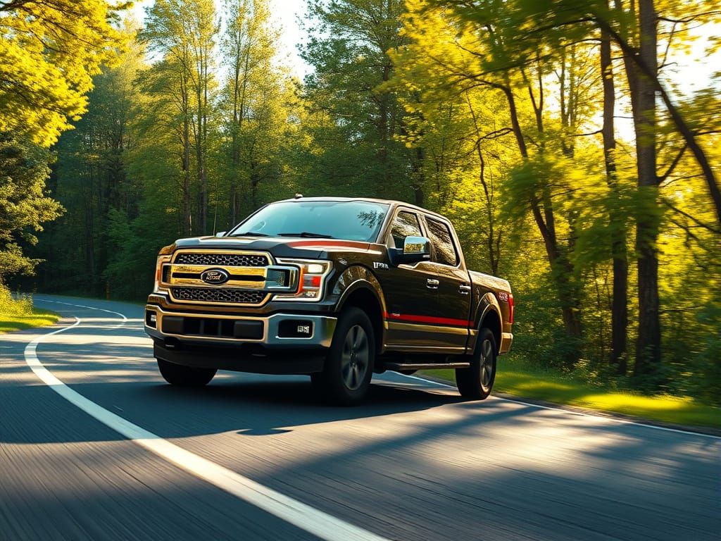 Modernized Ford F150 Pickup Truck Under Daylight