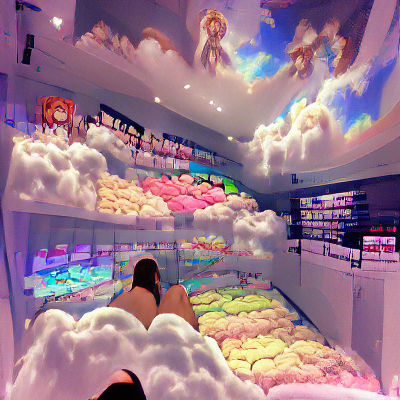 Ethereal Abstract Composition of Light and Color