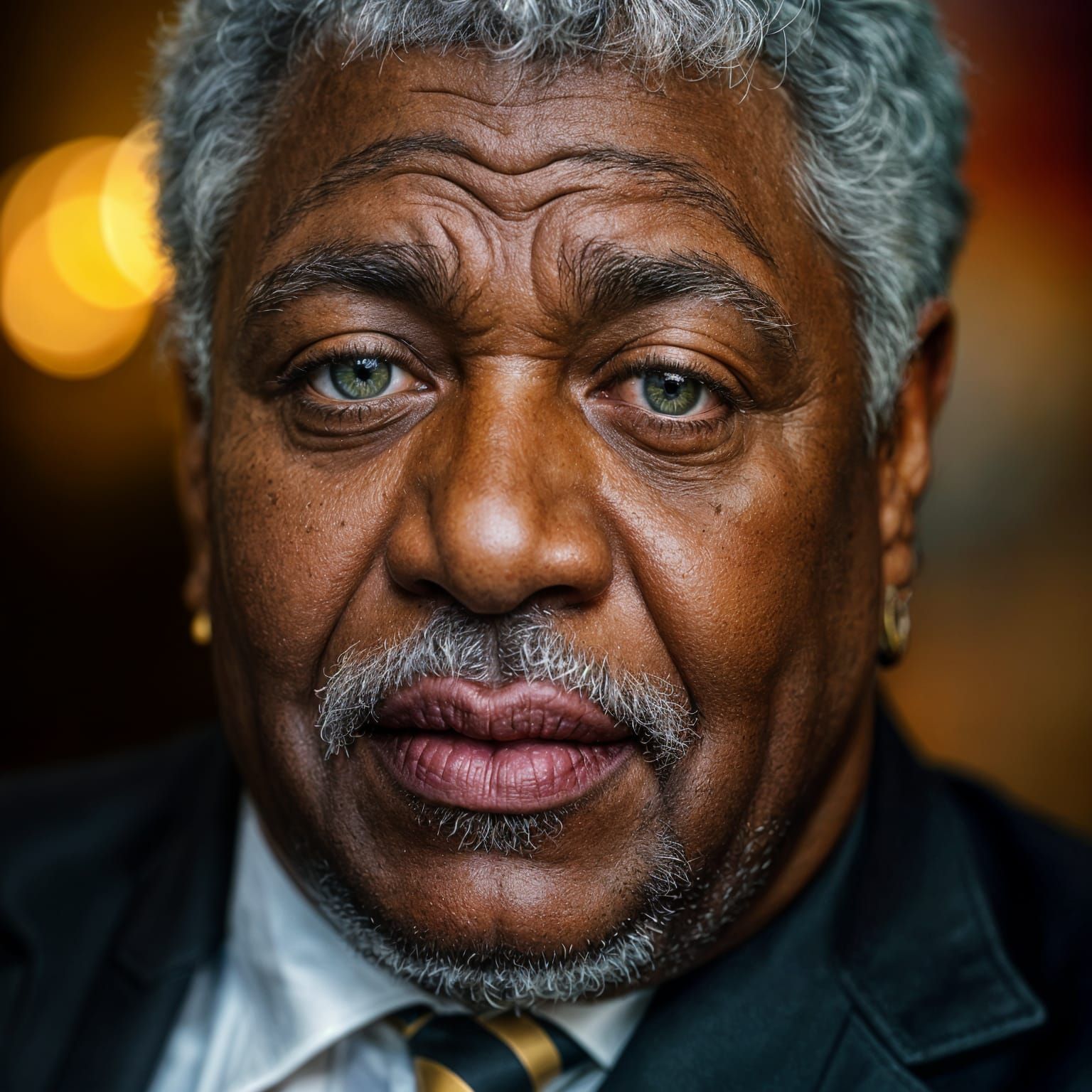 Professional Color Portrait with Bokeh and Cinematic Lightin...