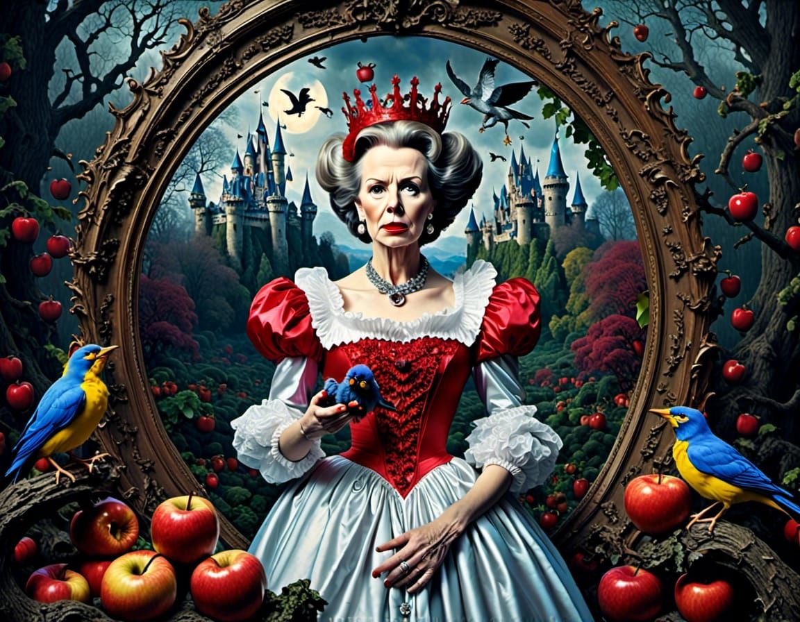 Wacky Historical Photos: Margaret Thatcher as Snowwhites evi...