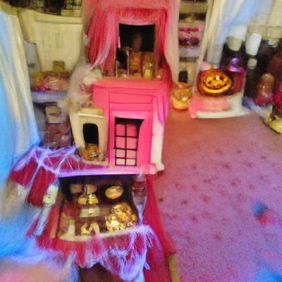 Creepy Dollhouse of Treats and Tricks