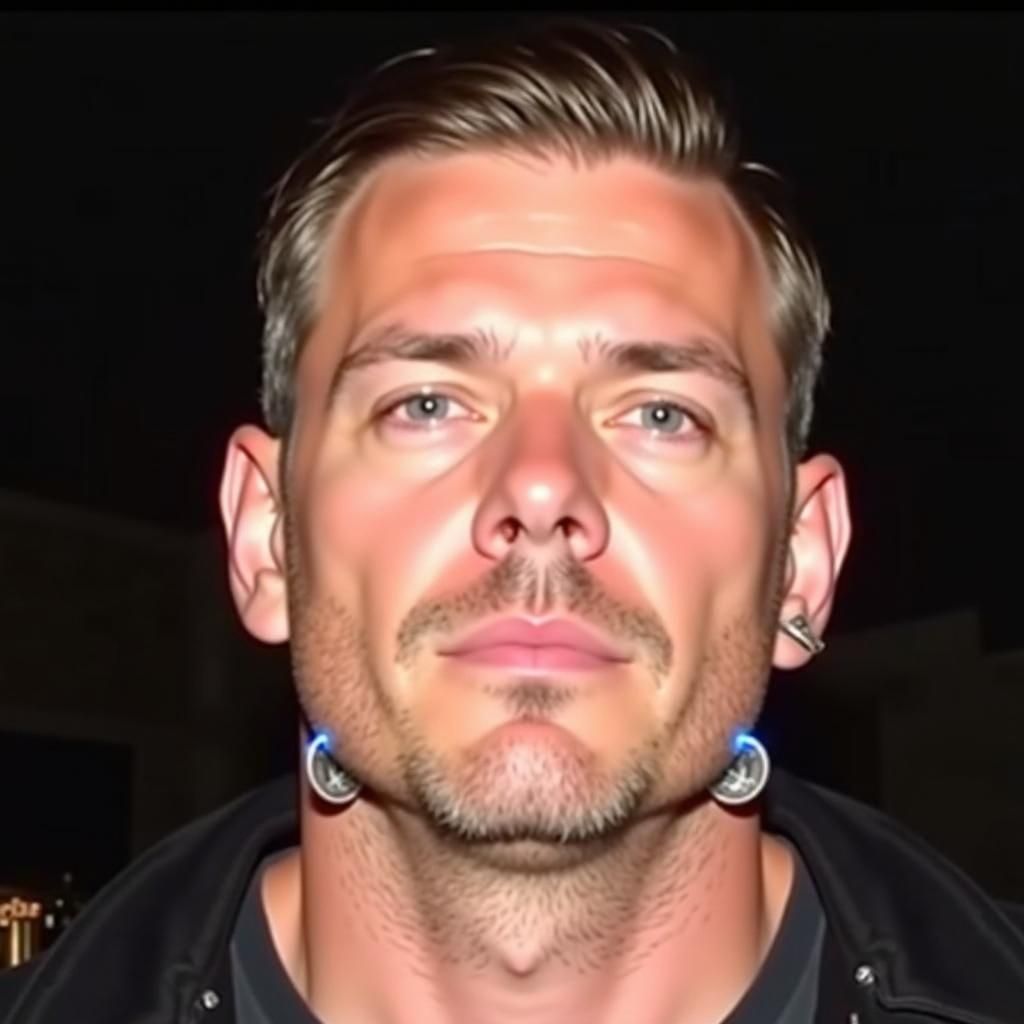 Steampunk Android with Whip Blades in Film Still