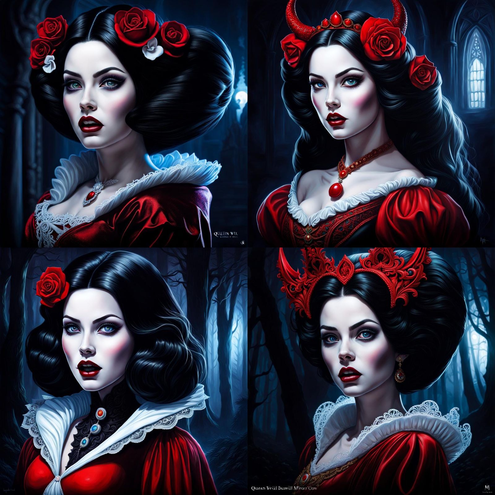 A magical fairytale princess or an evil queen
