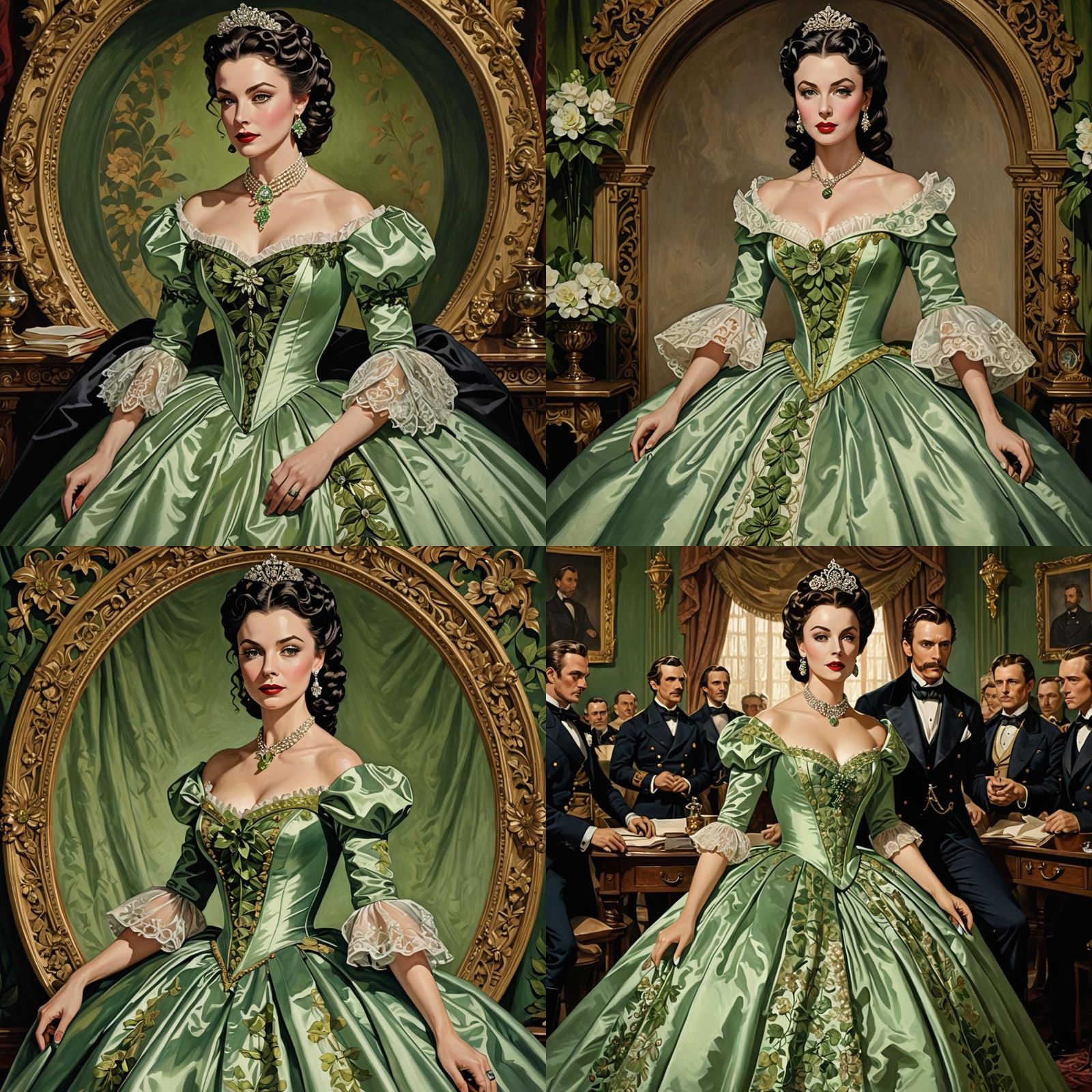 Vivian Leigh as Scarlett O’Hara