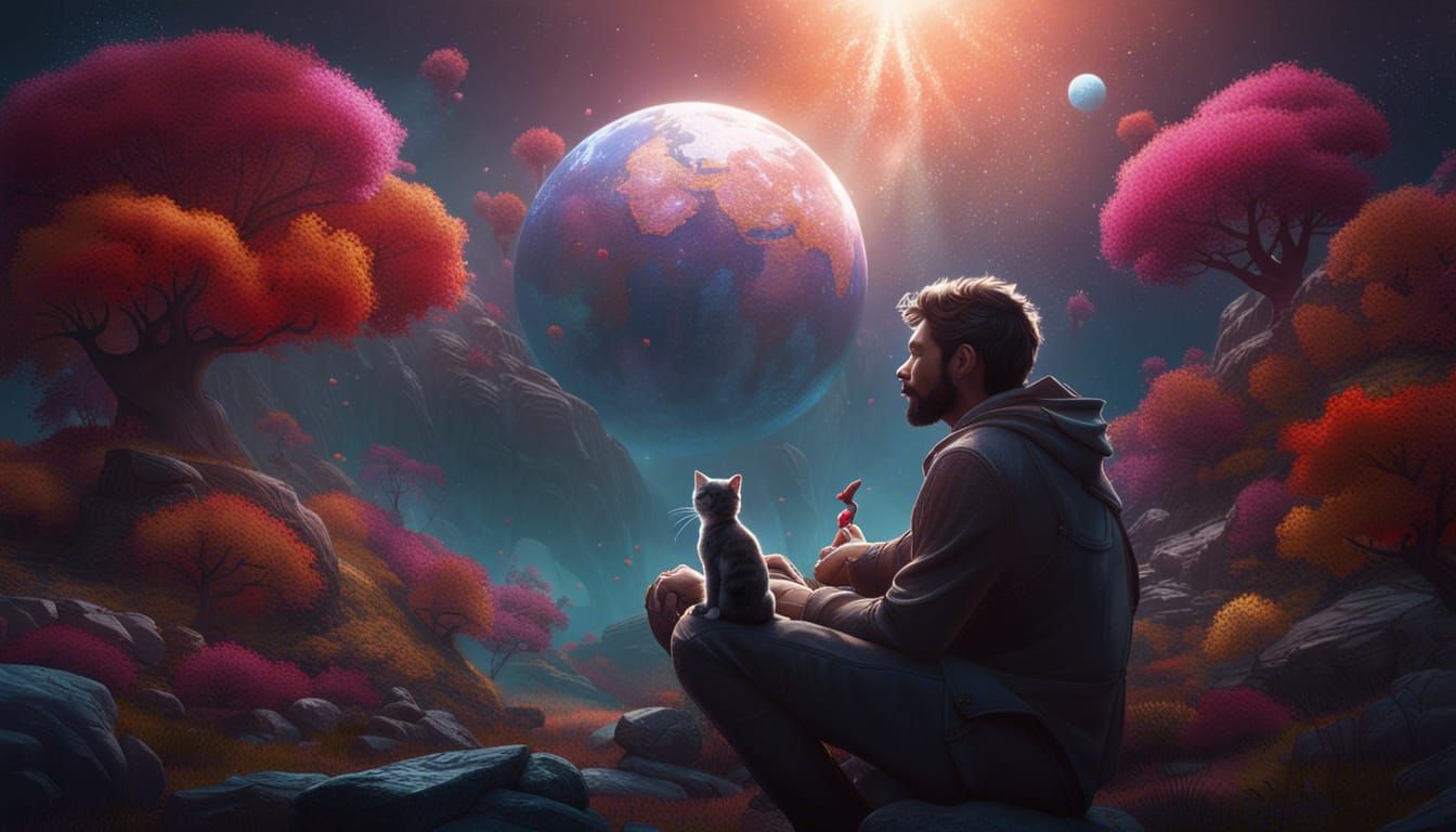 Gratitude Embodied: Loving Planet Earth, Detailed Art