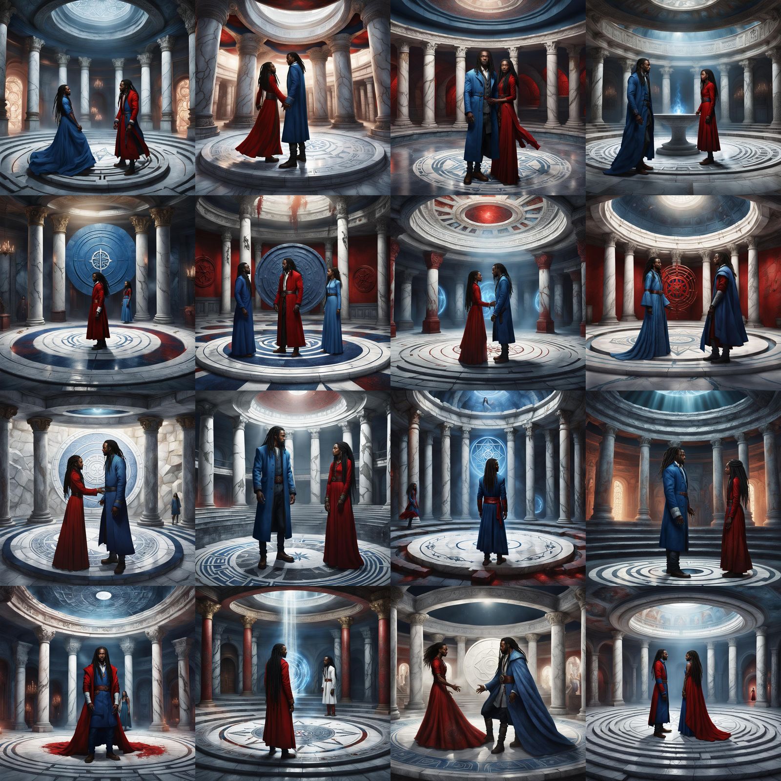 Magical Reunion in Marble Chamber