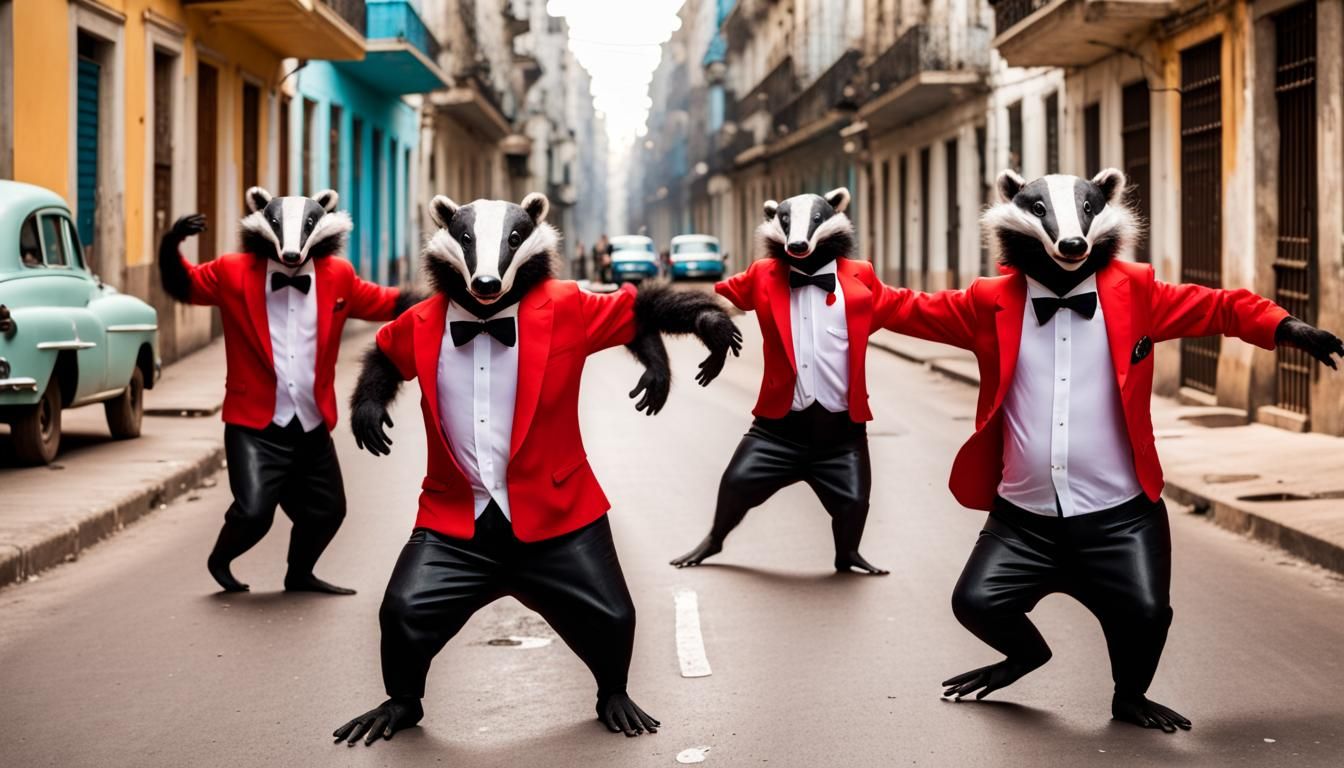 Badgers Salsa Dancing in Havana