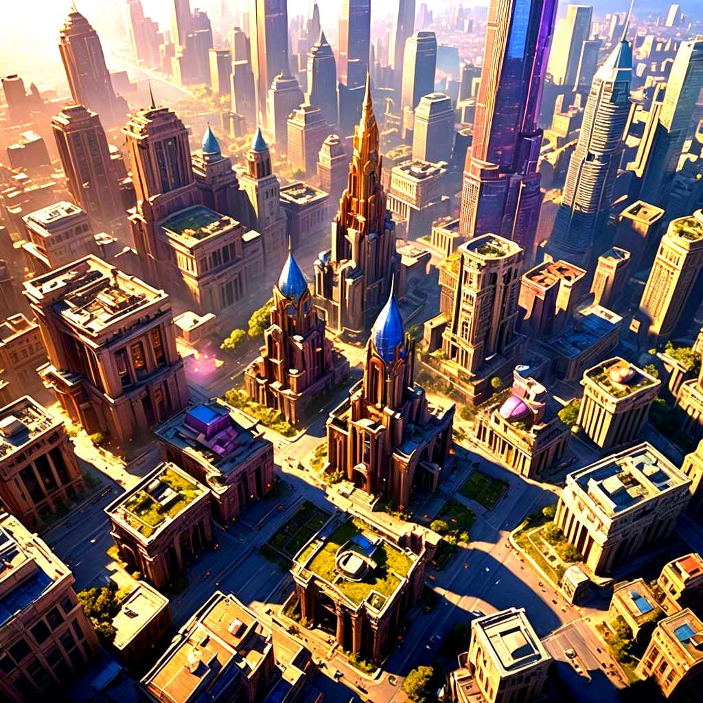 The Avengers: Detailed Matte Painting in Deep Color