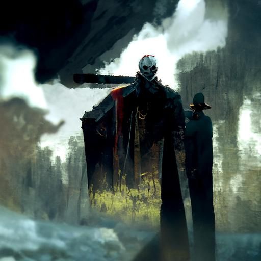 Sinister Figure in Dark Fantasy Style