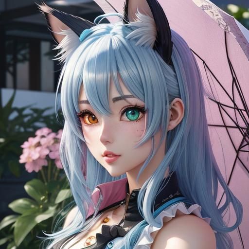 Anime Cat Girl in Unreal Engine 5