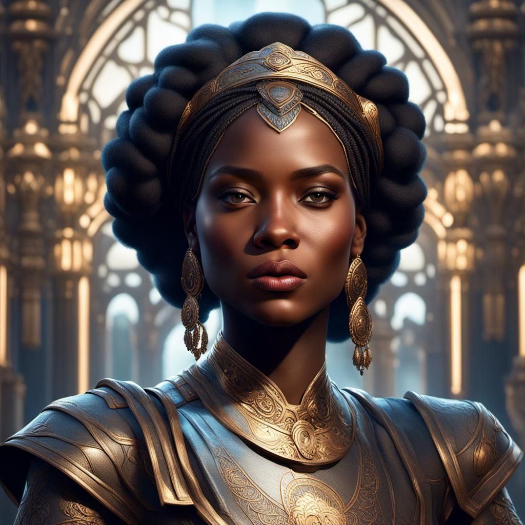 The most beautiful ebony woman face