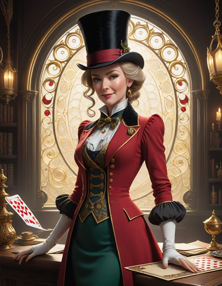 Clue Characters in Vintage Playing Card Style