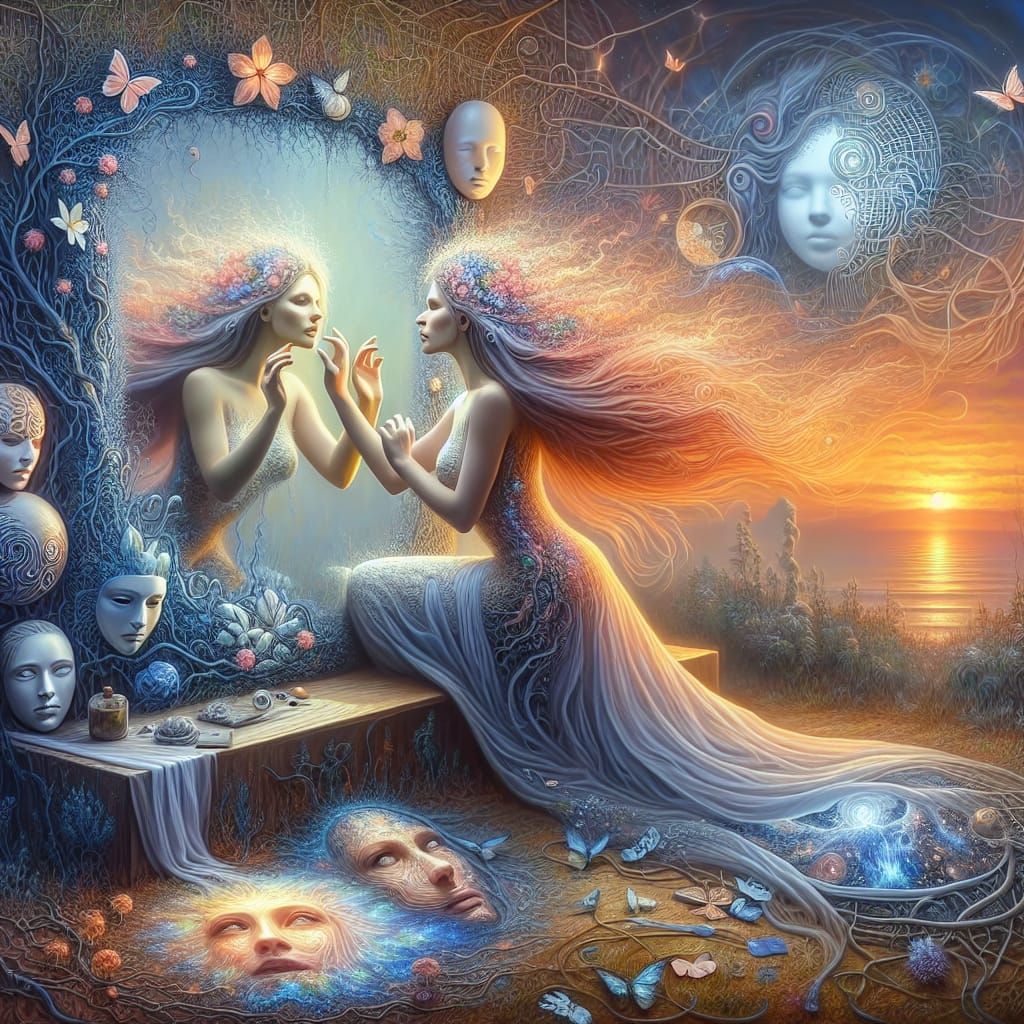 Empowered Awakening in Magical Realism Style