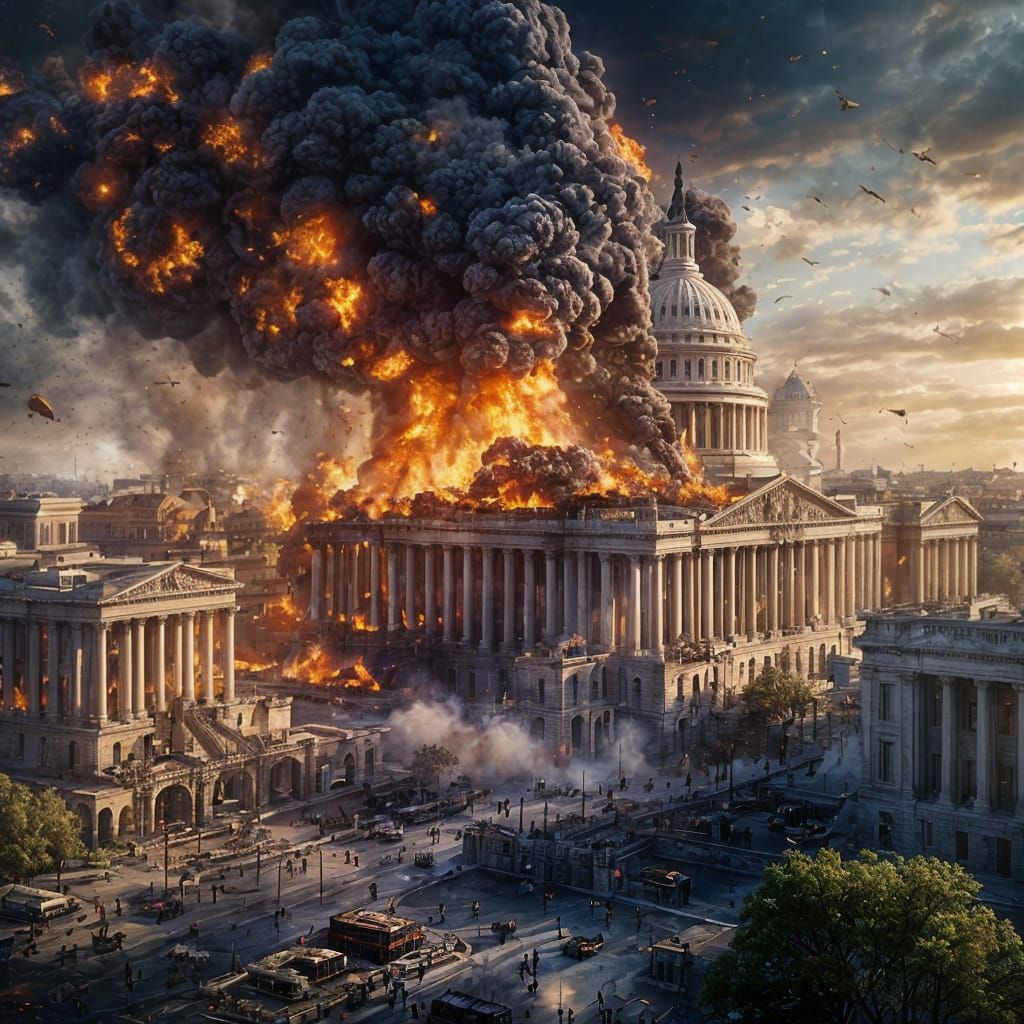 Successful attack on Washington DC