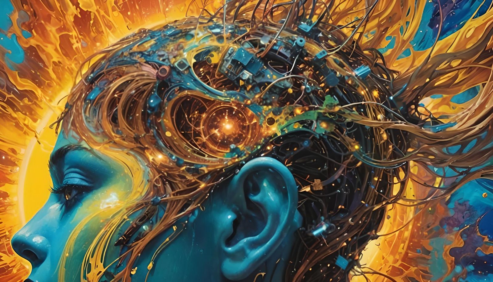 Iridescent Surrealscape of Expressive Magic