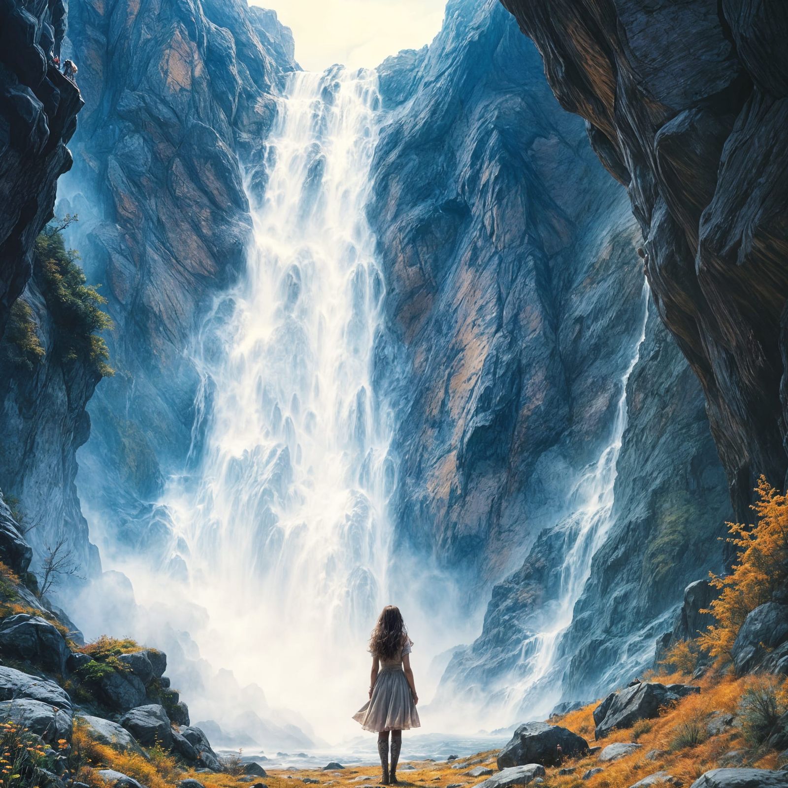 Enchanted Valley in Mysterious Twilight