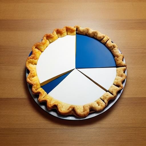 Humorous Half-Eaten Pie Chart Visualization