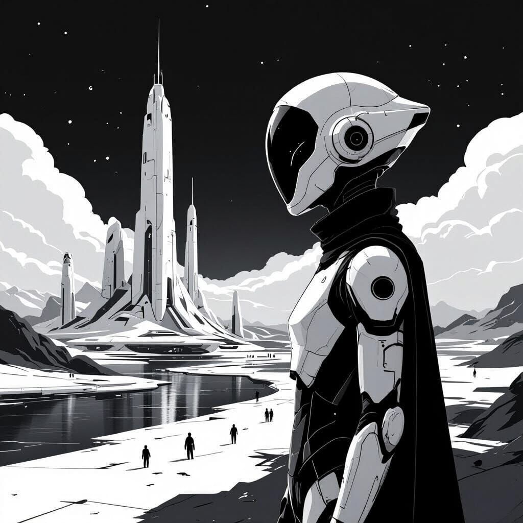 ClaudioOG Black & White Minimalist Avatar