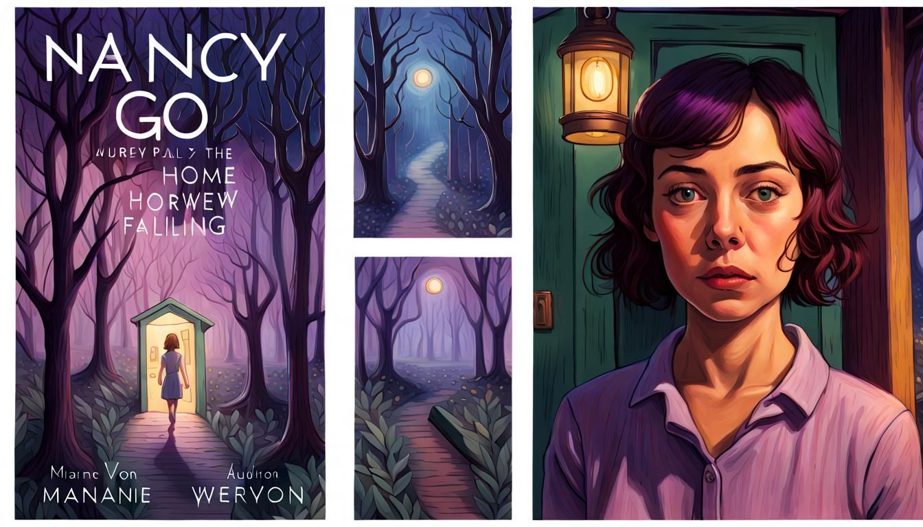 Aubrey Plaza as Angelic Nancy Drew: Expressionist Painting
